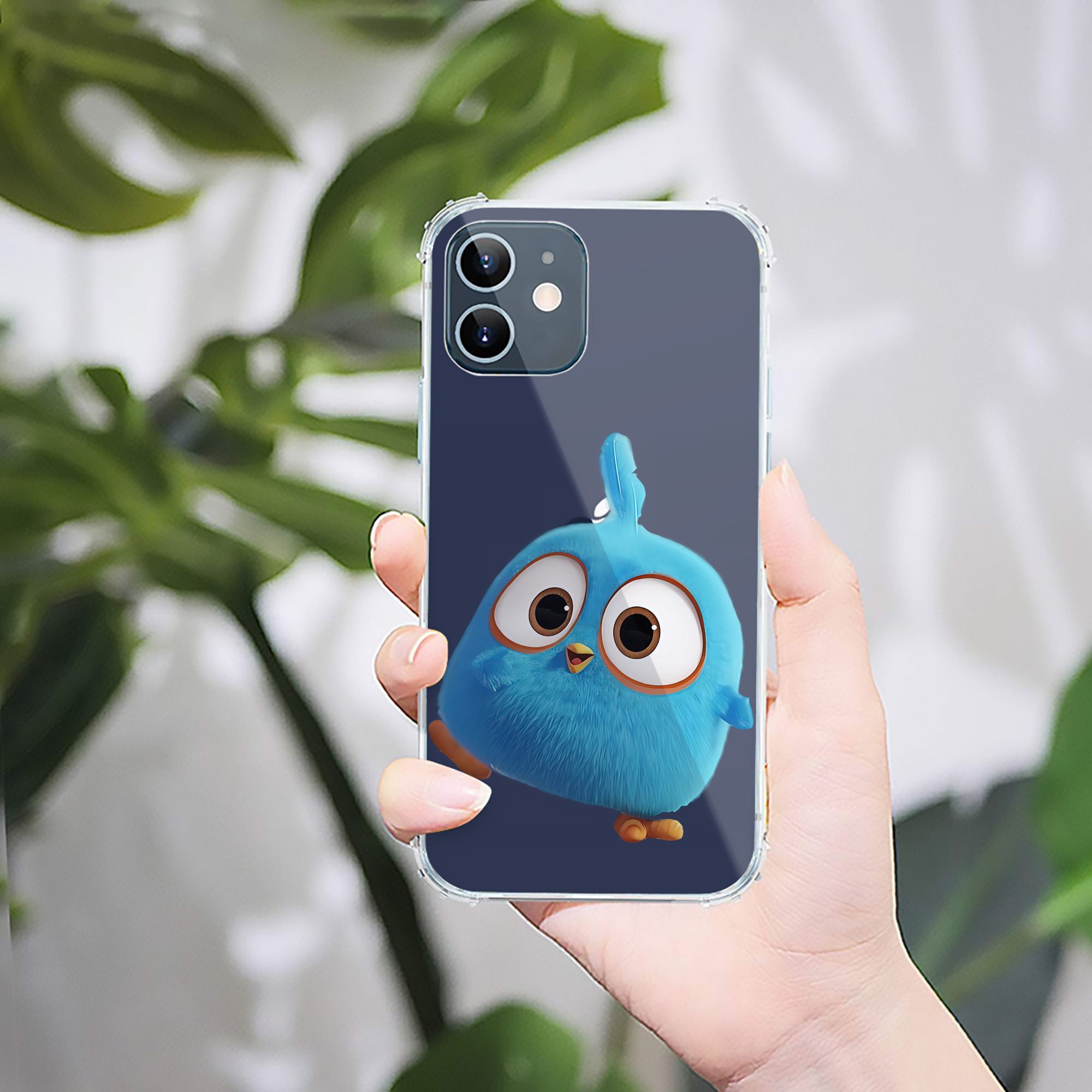 （画像用） Angry Birds アングリーバード 【iPhone 12シリーズ対応】透明スマホケース（クリアソフトケース）